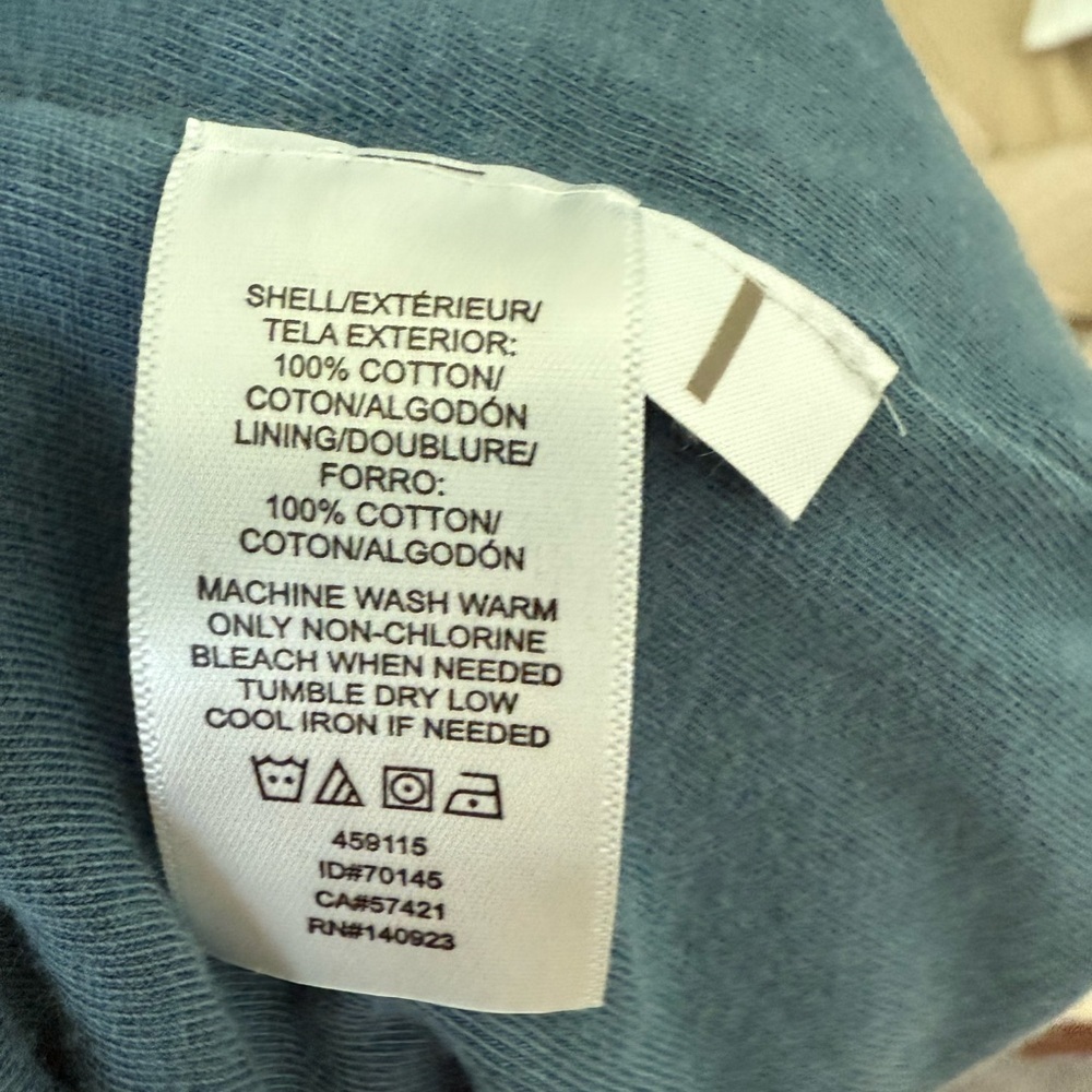 LOFT Blue Tie Waist Utility Jacket XS - Picture 9 of 11